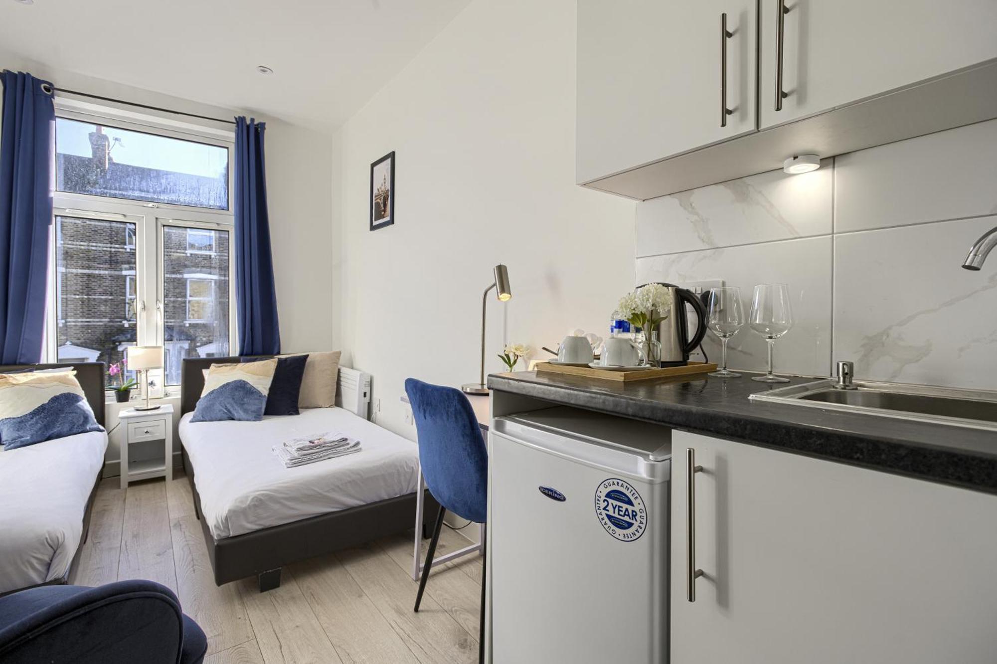 The Finsbury Deluxe Apartments London Szoba fotó